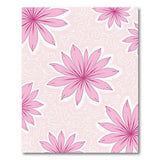 Floral Vintage Blush Pink Floral Swirl Area Rug