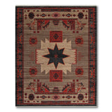 Heritage Tribal Star Medallion Area Rug