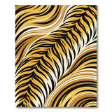 Wavy Tiger Stripe Area Rug