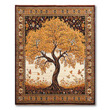 Orange Orange Tree of Life Persian Area Rug