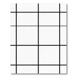 Grid Modern Black White Grid Area Rug