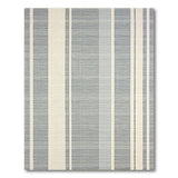 Geometric Modern Grey Striped Woven Area Rug