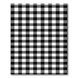 Black and White Rustic Farmhouse Classic Black White Buffalo Check Area Rug