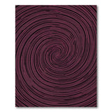Pink Hypnotic Pink Spiral Geometric Area Rug