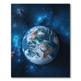 Cosmic Earth Nebula Area Rug