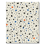 Abstract Multi-Color Organic Dot Area Rug