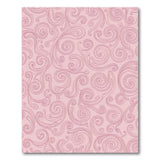 Elegant Pink Swirl Area Rug