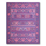 Purple Heritage Tribal Geometric Area Rug