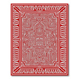 Red Heritage Tribal Maze Area Rug