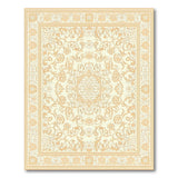 Beige Gold Traditional Persian Area Rug