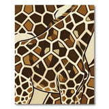 Giraffe Geometric Spots Area Rug