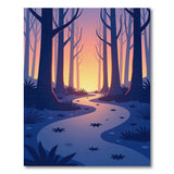 Twilight Forest Path Area Rug