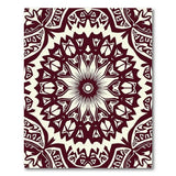 Maroon Mandala Persian Area Rug