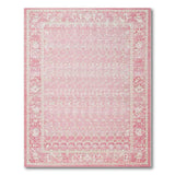 Blush Pink Floral Vintage No. 14 Area Rug