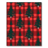 Red Buffalo Plaid Christmas Tree Area Rug