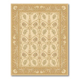 Beige Floral Vintage No. 5 Area Rug
