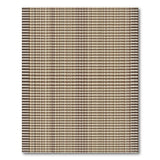 Brown Tan Woven Plaid Area Rug