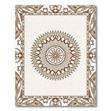 Ornate Floral Mandala Area Rug