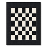 Geometric Modern Black and White Classic Black White Checkered Area Rug