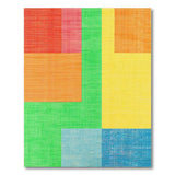 Multi-color and Patterns Geometric Modern Vibrant Multi-Color Geometric Patchwork Area Rug