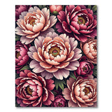 Floral Vintage Vintage Blush Peony Floral Area Rug