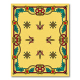 Golden Heritage Tribal Star Border Rug