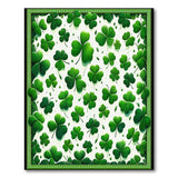 Scattered Shamrock Green Area Rug