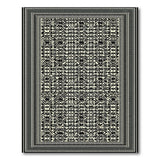 Heritage Tribal Black and White Black White Heritage Tribal Geometric Rug