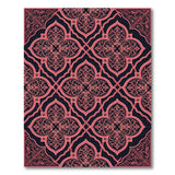 Pink Persian Lattice Area Rug