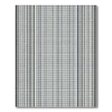 Black and White Black White Grid Stripe Area Rug