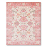 Blush Pink Floral Vintage No. 4 Area Rug