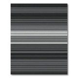 Black White Striped Geometric Black and White Area Rug