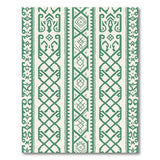 Emerald Green Heritage Tribal Area Rug