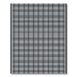 Geometric Modern Black and White Black White Plaid Check Area Rug
