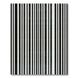 Bold Vertical Bold Black White Vertical Striped Area Rug