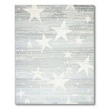 Grey Ombre Starry Abstract Area Rug