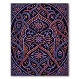 Purple Intricate Purple Persian Area Rug