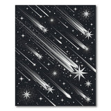 Shooting Stars Meteor Shower Area Rug