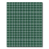 Green White Buffalo Check Area Rug