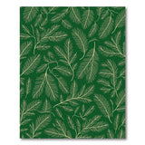 Green Emerald Fern Leaf Area Rug