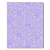 Purple Purple Whimsical Floral Line Art Area Rug