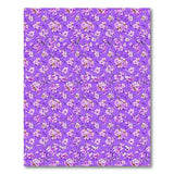 Purple Floral Vintage Floral Vintage Area Rug
