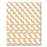 Beige Geometric Trellis Beige and Neutral Area Rug