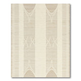 Beige Geometric Arch Cross Rug