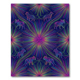 Neon Cat Burst Area Rug