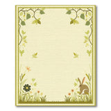 Whimsical Bunny Meadow Area Rug