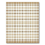 Rustic Brown Tan Plaid Farmhouse Area Rug