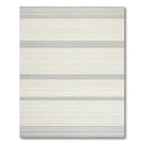Geometric Modern Grey Horizontal Striped Area Rug