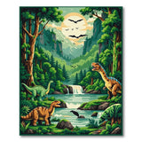 ODIKA Washable Dinosaur Kids Area Rug, Low Pile Non-Slip Playroom Carpet