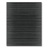 Vertical Thin Stripe Black White Area Rug